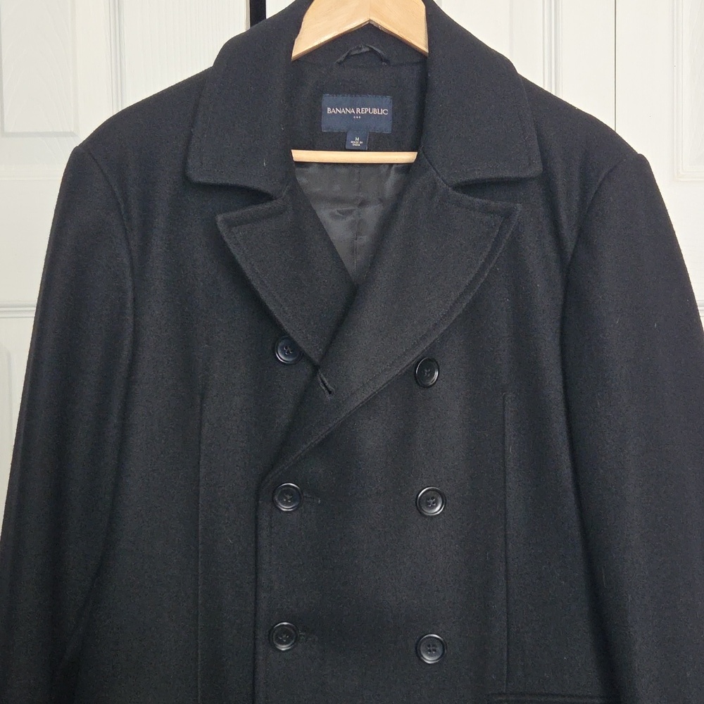Banana Republic Men's Dark Peacoat